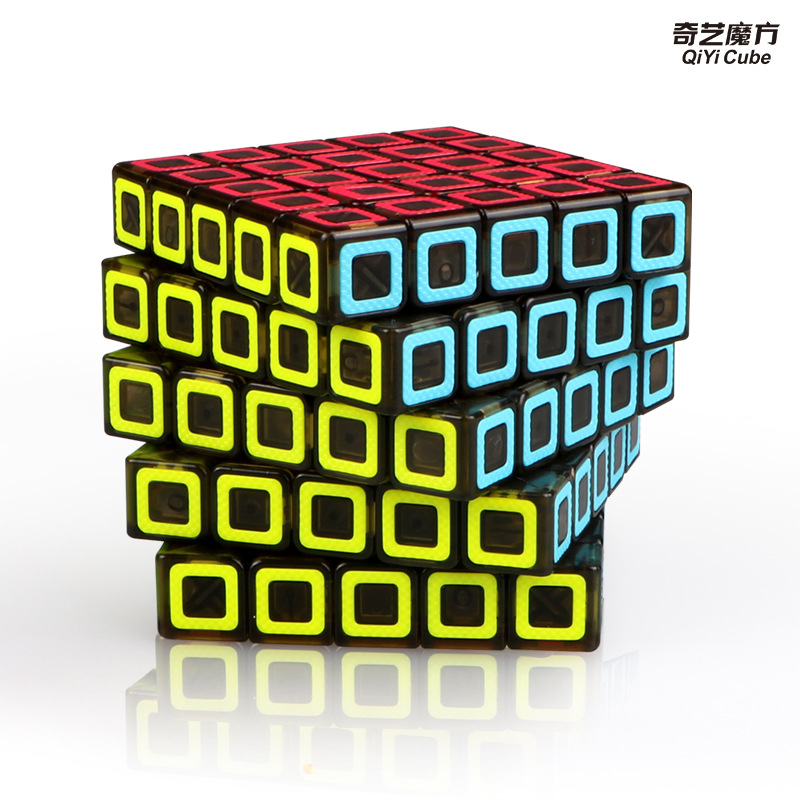 Picture of Qiyi dimension pyramid Rubik's cube level 5 yuan creative square patch triangle pyramid puzzle Rubik's Cube