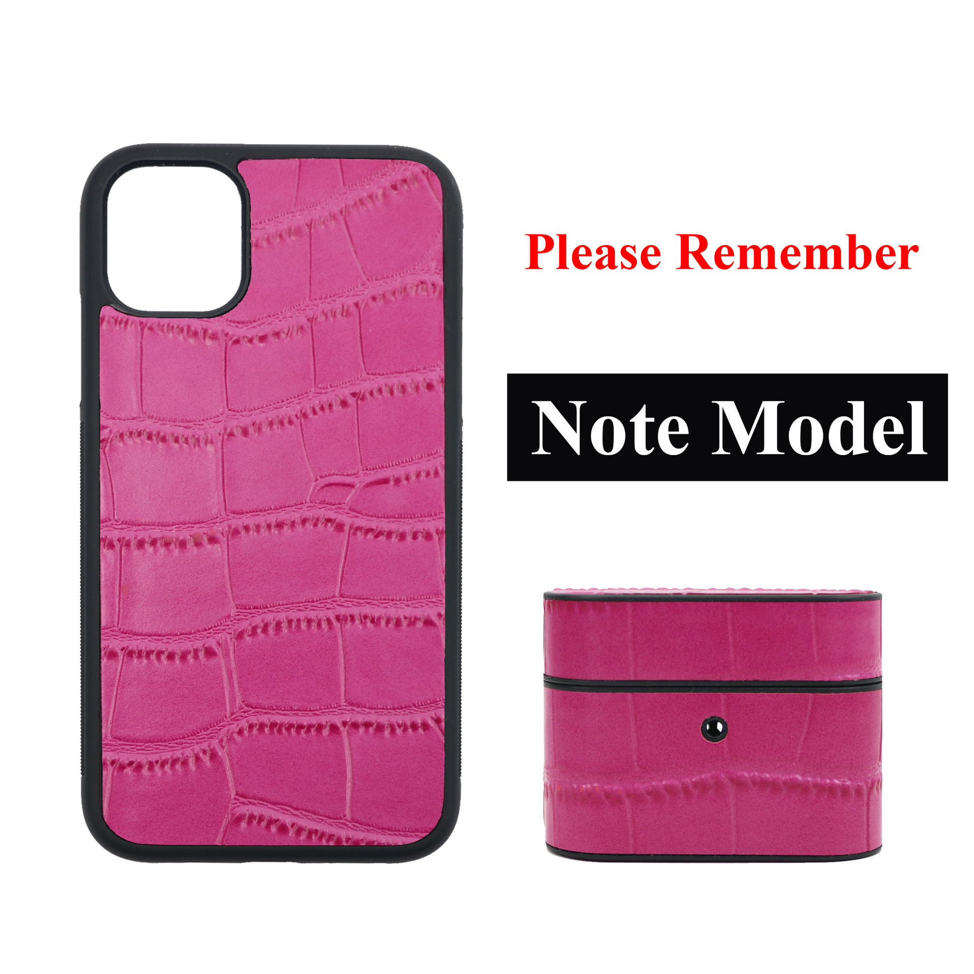 Picture of Crocodile Pattern Leather Set Airpods Bluetooth Headset Protective Case Drop-resistant Apple Phone Case Iphone11-15