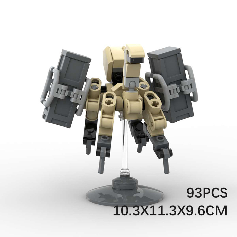 Picture of MOC building blocks compatible with Lego minicomputer assembly exoskeleton robot educational ornaments hand-made DIY building blocks