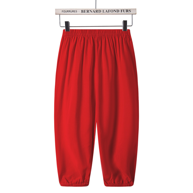 Picture of Summer Anti-Mosquito Thin Children's Casual Pants for Boys and Girls, Parent-Child Casual Long Pants, Breathable Boys' and Girls' Pants Wholesale