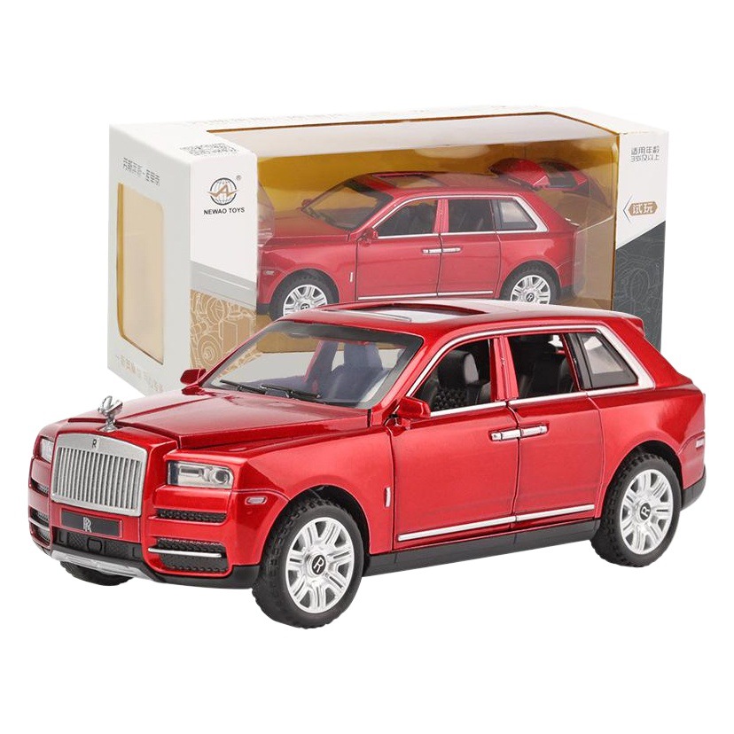 1:32 Rolls# Royce Lies to Sculinan Alloy Off-Road Vehicle Model Acousto-optic Huili Open Door for Children and Boys to Play