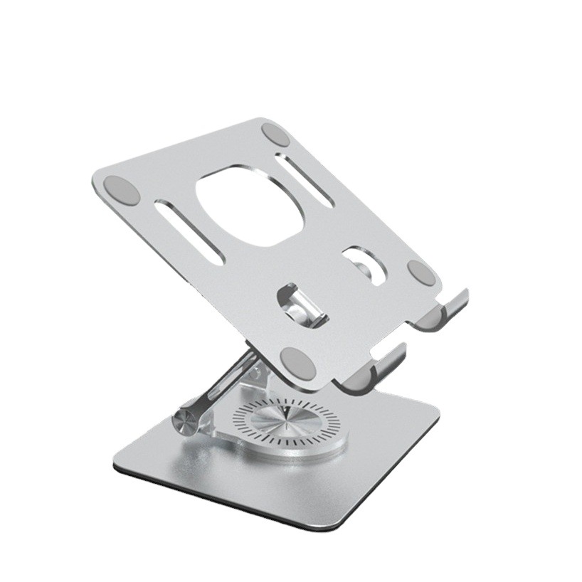 Cross-border flat bracket 360-degree rotating desktop support bracket aluminum alloy folding suitable for ipad learning to watch videos