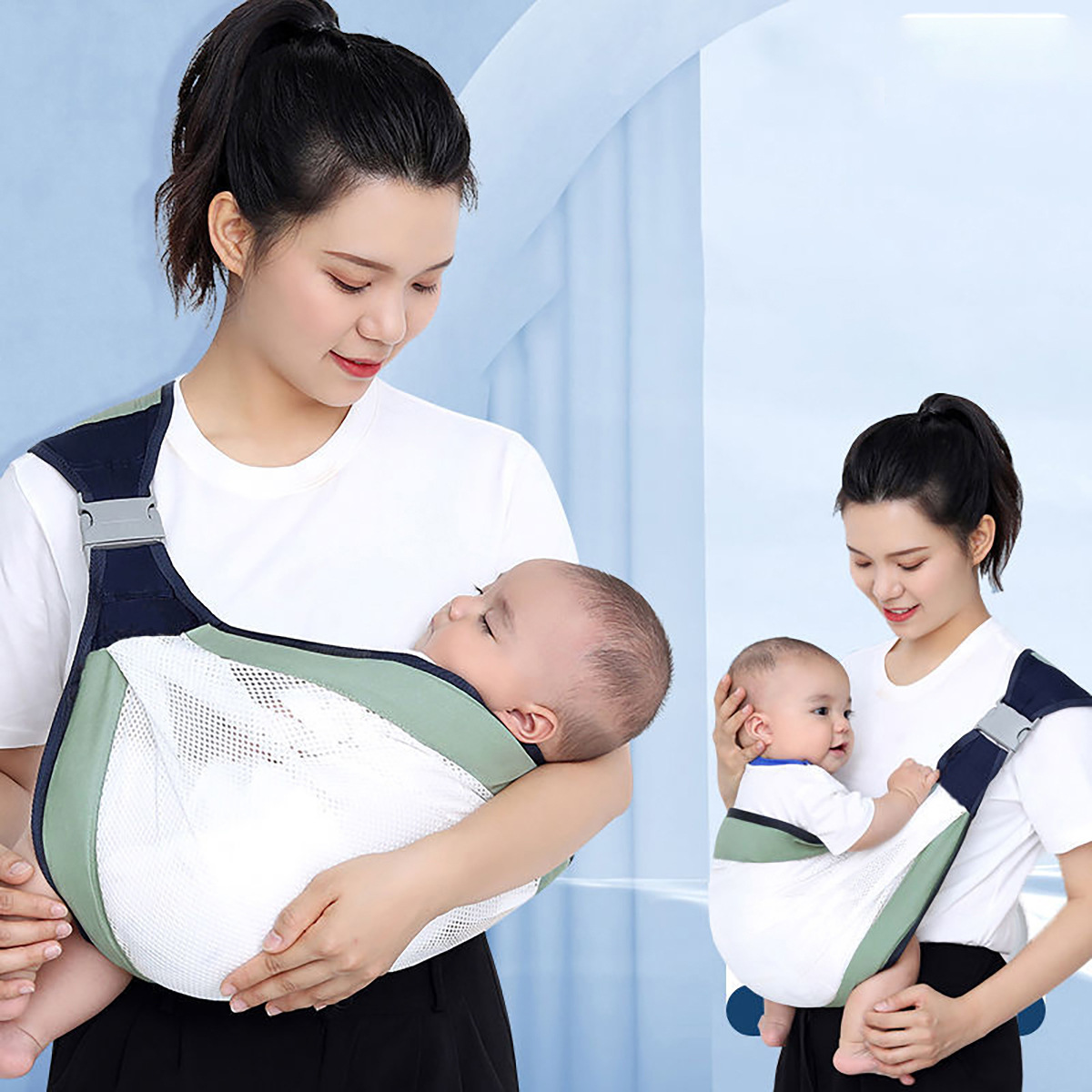 Newborn Scarf Baby Strap Multifunctional Front Hug Cross Hug Children's Out Hug Strap Four Seasons Breathable