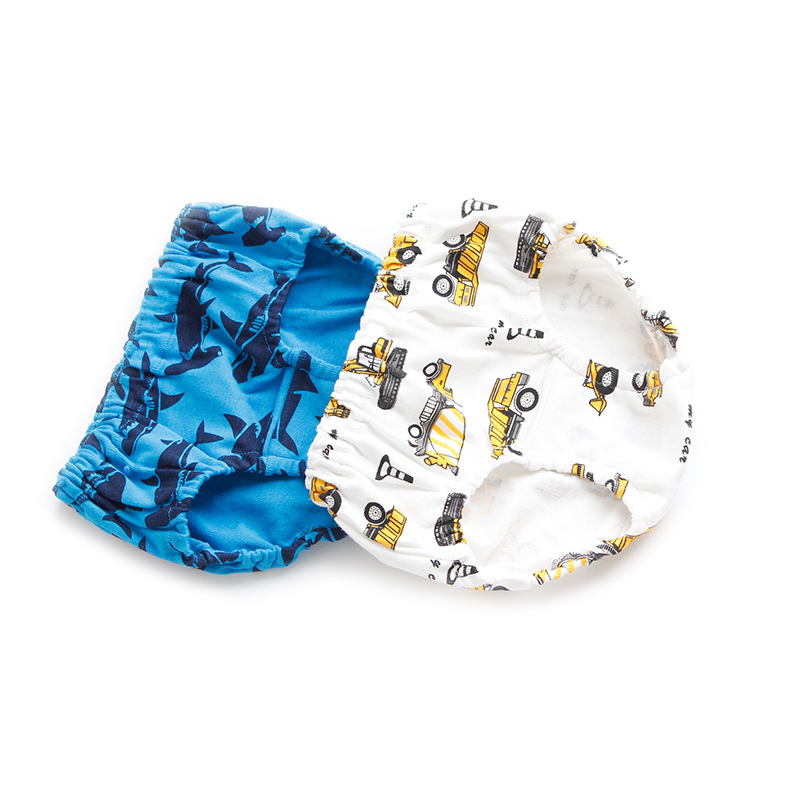 Picture of Children's Bread Pants Boys Triangle Panties Cartoon Shorts Cotton Small Children Baby Dinosaur Wholesale