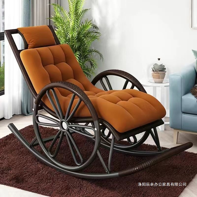 Picture of Household Rocking Chair Leisure Rocking Chair Creative Recliner Adult Leisure Chair Balcony Rattan Chair Internet-Fun Chair