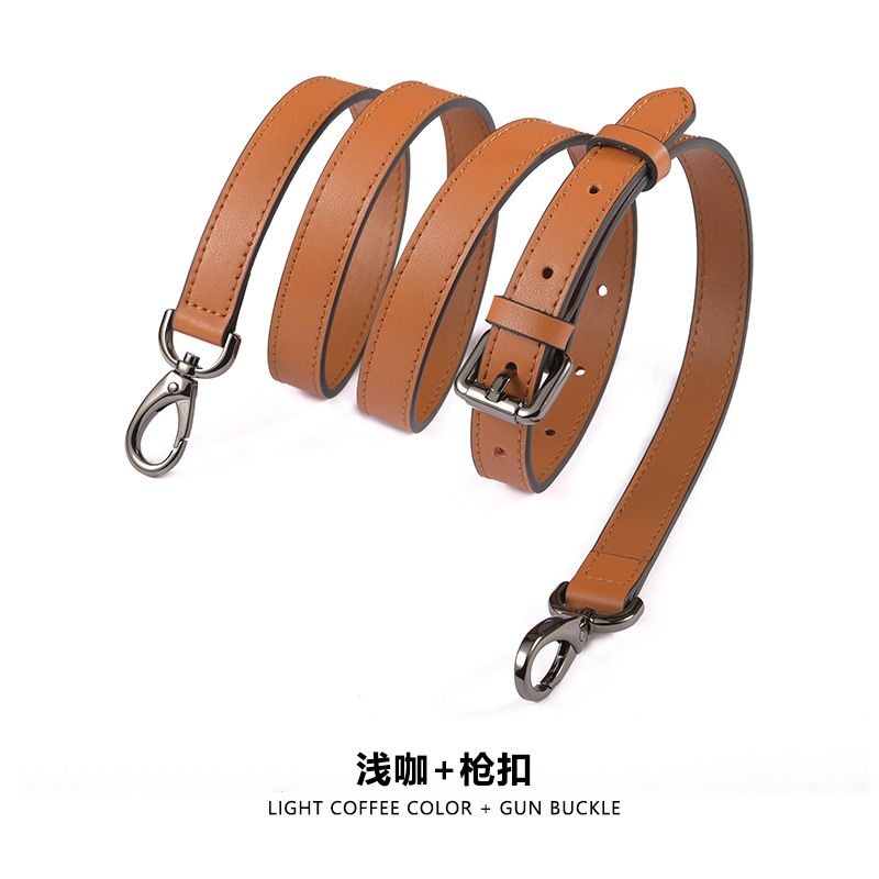 Picture of Ma Huangshi Mhs-A-1 Plain Leather Bag Strap Adjustable Spaghetti Strap Bag Replacement Strap Single Shoulder Crossbody for Women
