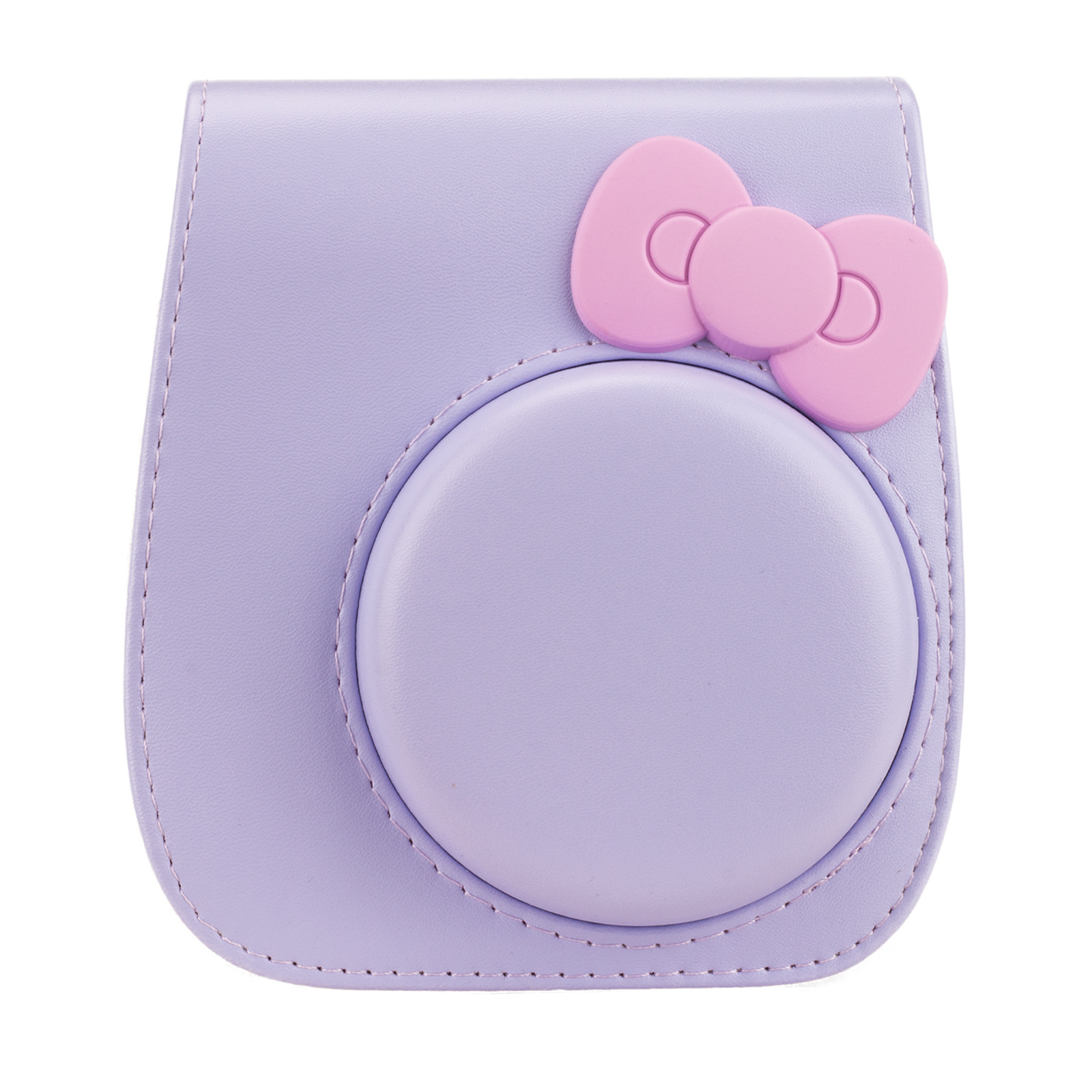 Picture of Suitable for Polaroid mini12/11/8/9 camera solid color bow storage bag can store photos slung