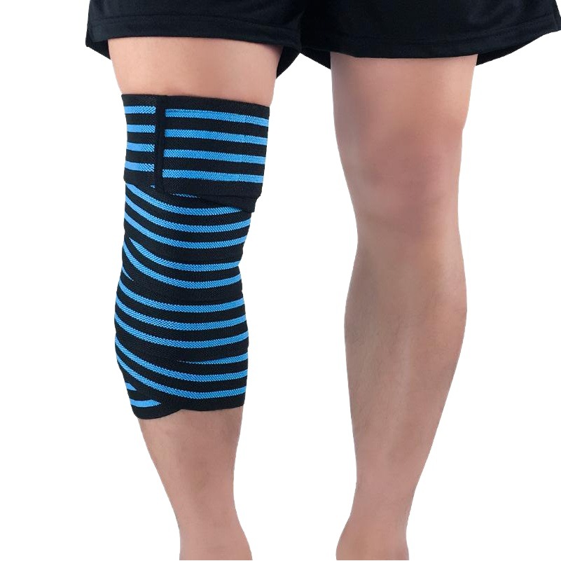 Sports kneecap winding bandage pressure adjustable kneecap cover basketball football strap protective equipment fitness leggings