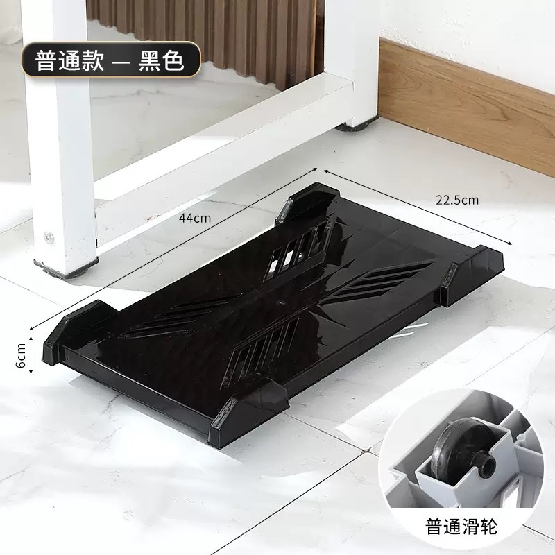 Picture of Desktop Computer Host Chassis Bracket Movable Roller Chassis Bracket Base Tray Home Office Bracket