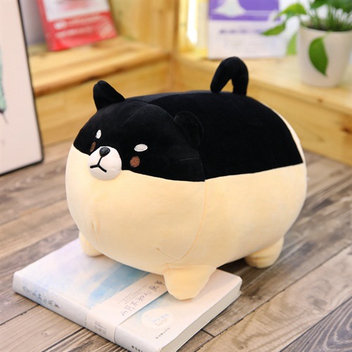 Picture of New software three-color Chai Dog Three Brothers Doll Cute Dog Doll Large Down Cotton Standing Dog Plush Toy