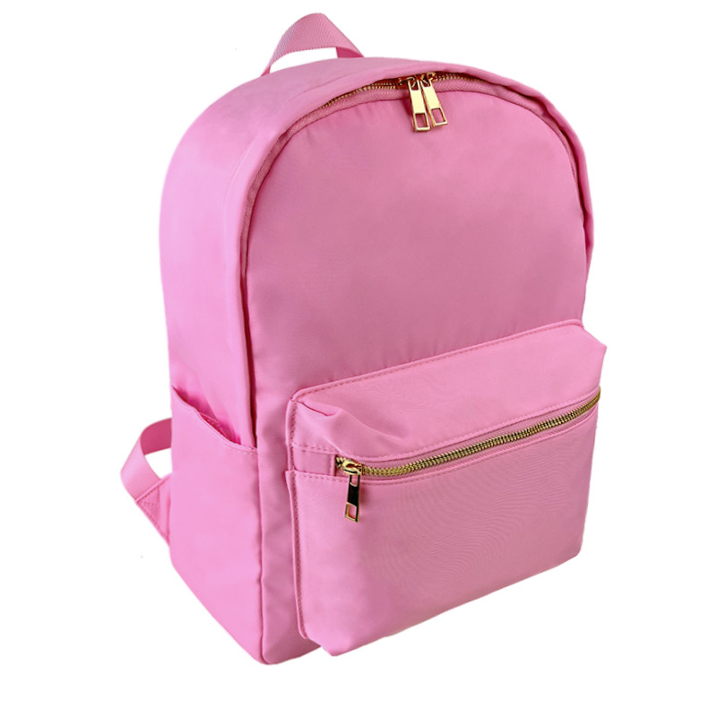 Picture of In stock waterproof backpack casual schoolbag large capacity high quality simple backpack school nylon storage bag