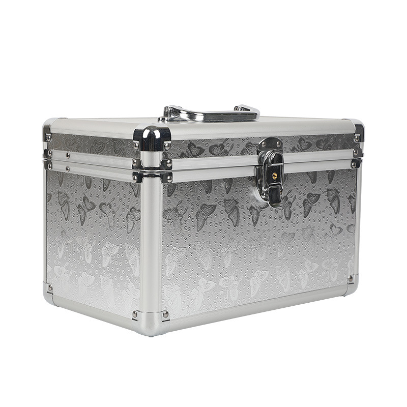 Picture of Hd Box Satchel Cosmetic Bag and Makeup Artist Aluminum Alloy Cosmetic Case Tattoo Embroidery Nail Art Tattoo Beauty Storage Tool