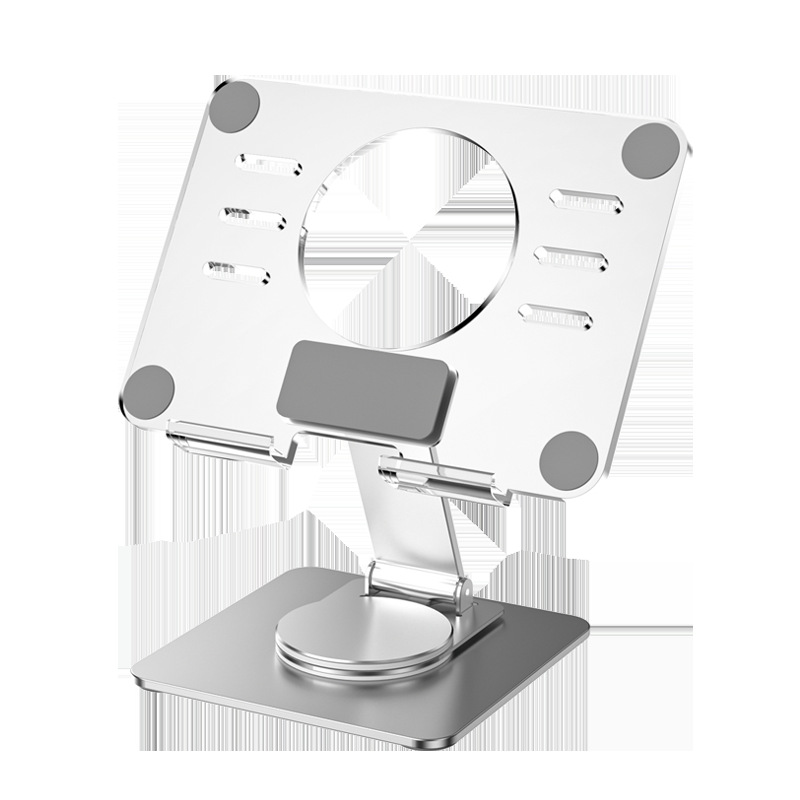 Picture of Tablet stand live desktop multi-function rotating foldable metal for ipad tablet computer support frame