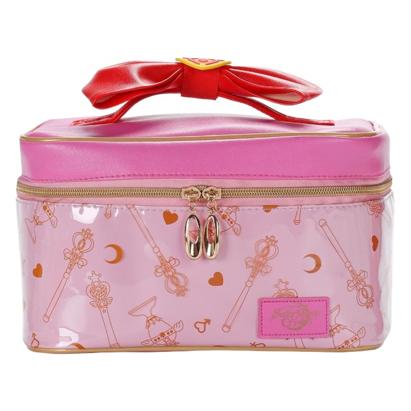 Japanese Beauty Girl Moon Same Style Cosmetic Bag Leather Cosmetic Storage Bag Cartoon Cute Large Capacity Wash Bag