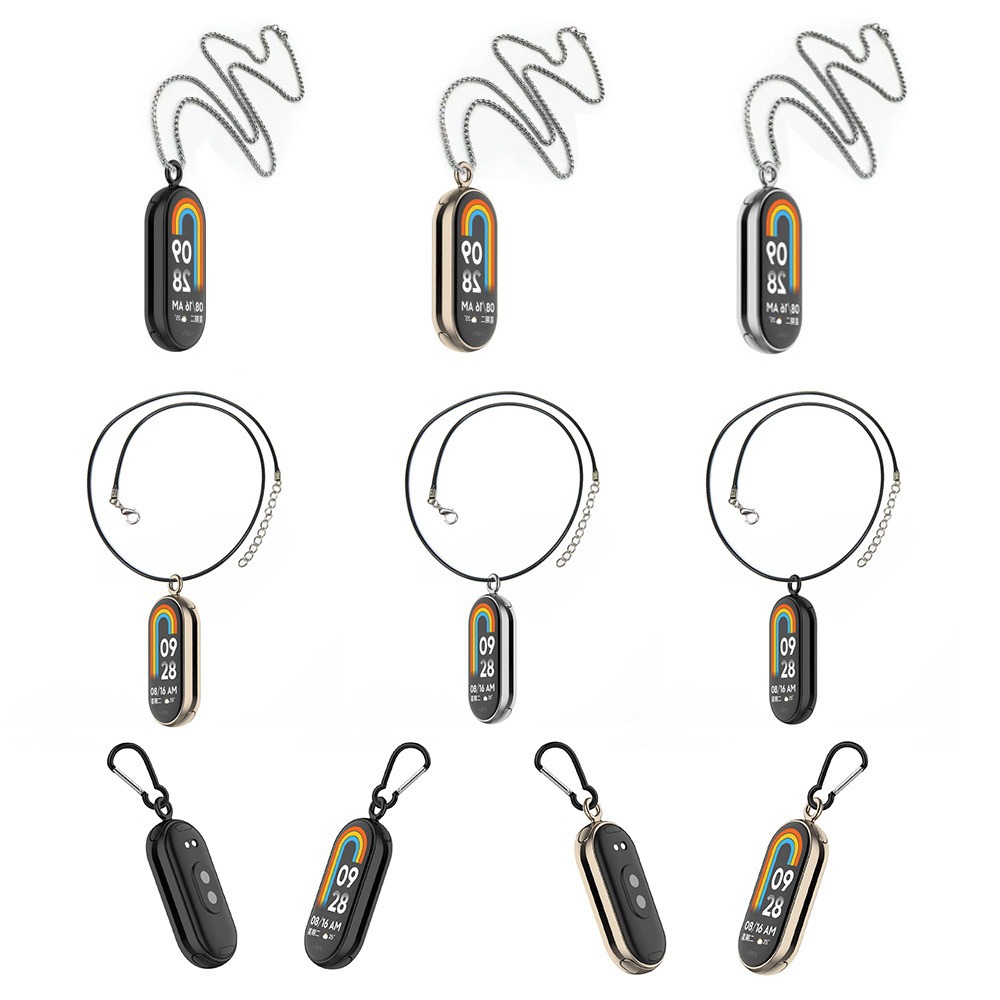 Picture of Suitable for Xiaomi Mi Band 10/9 Necklace Pendant Band8 Metal Head Stainless Steel Strap Connector Belt