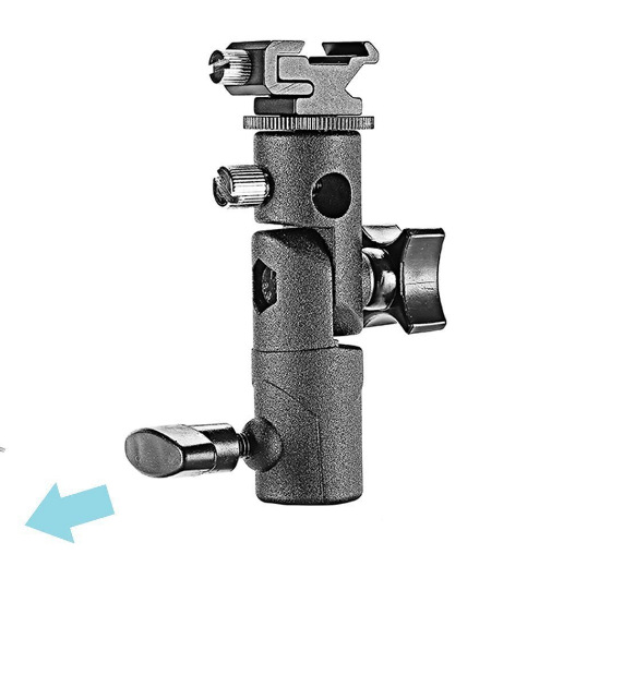 Picture of Lamp holder shading umbrella adjustable three-section lamp holder lamp holder base H-type tripod adapter flash lamp holder