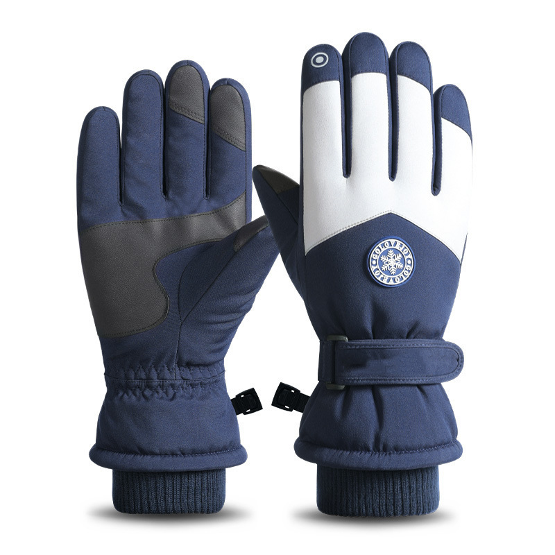 Picture of Winter Ski Gloves for Men and Women Couple Riding Sports fleece-lined Thickened Warm Windproof Waterproof Riding Cold-proof Gloves
