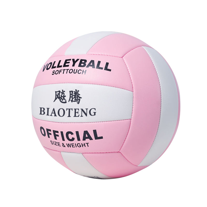 Picture of Factory direct Macaron volleyball beginners beach match ball No.5 high school entrance examination junior high school students training special ball