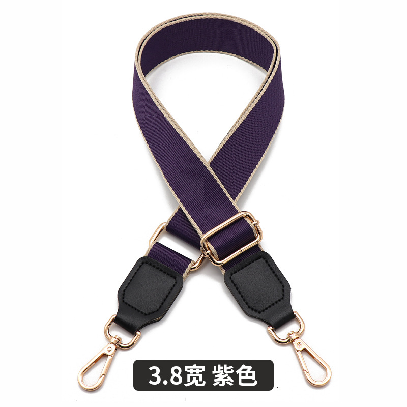 Picture of New Polyester-Cotton Pure Color Replacement Shoulder Strap Wide Versatile Shoulder Strap Bag Strap Single Shoulder Crossbody Women's Bag Adjustable Accessories