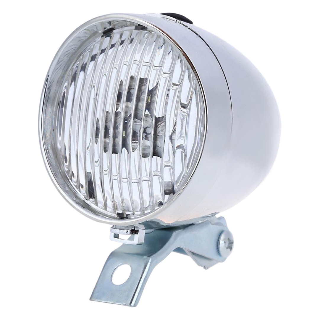 Wholesale bicycle headlight mountain bike retro headlight 3LED cycling light car front lighting night riding equipment