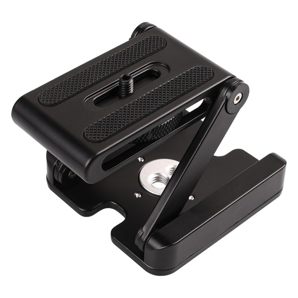 Metal Z-type folding pan/tilt quick release seat tripod P200 macro board Admiralty quick 100-fold quick release Board base