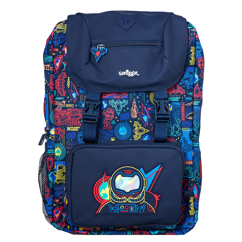 Picture of New Zealand smiggle School Bag Student Large Grade 4-6 Backpack Boys and Girls Children Backpack