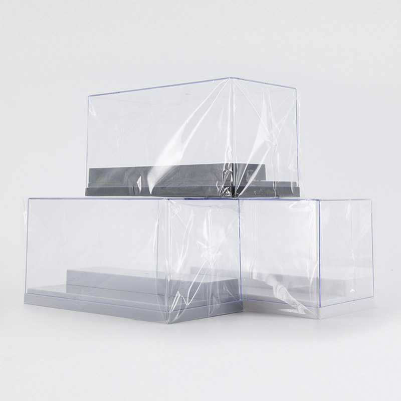 Picture of Two-story Flat Step Acrylic Display Box Animation Hand-made Model Toy Ornaments Transparent Dustproof Storage Cabinet