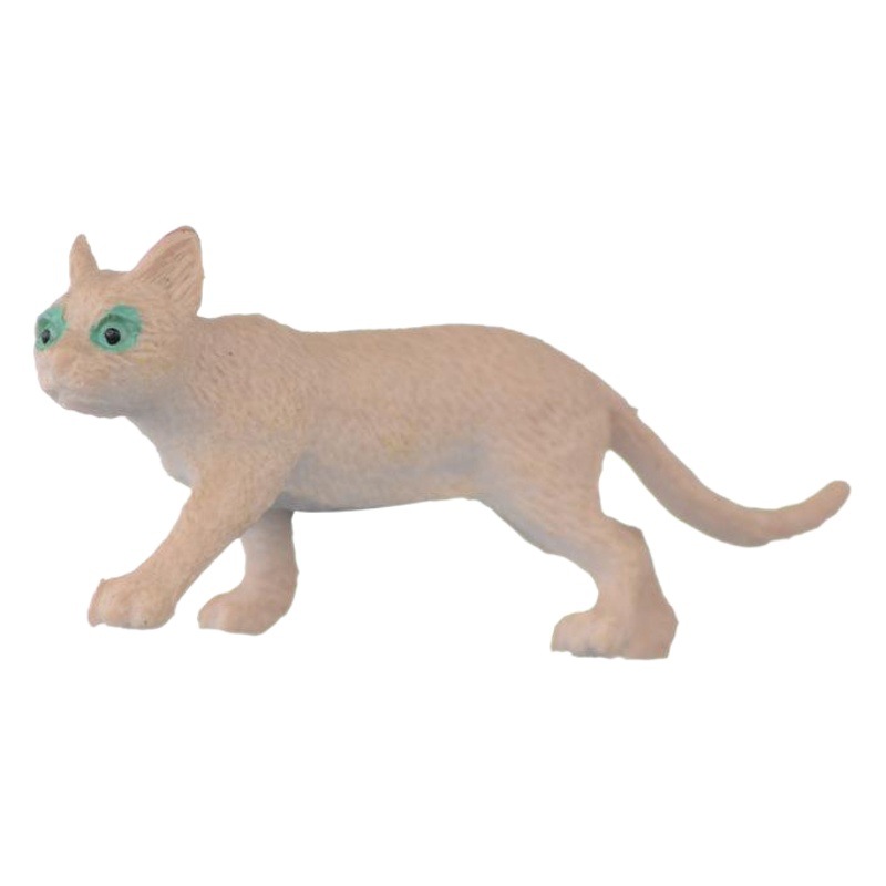 Simulation Animal Model Cat Dog Ladybug Solid Environmentally Friendly Plastic Stall Toys Children's Day Toys