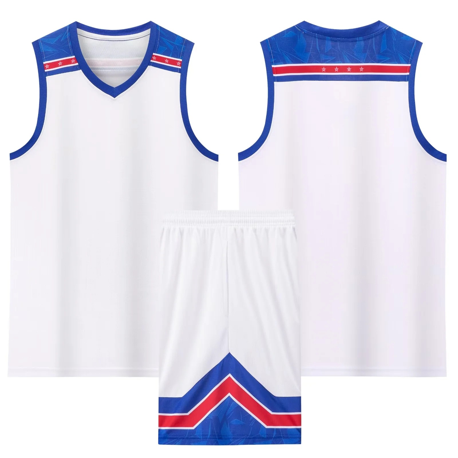 Picture of Men's Basketball Suit High School Sports Competition Training Basketball suit Children's Club Team Training Camp