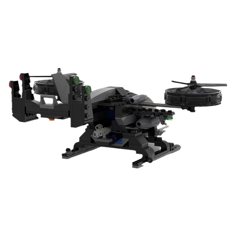 Compatible with Lego MOC-87032 assembled building blocks AVATAR AVATAR helicopter small particle model gift