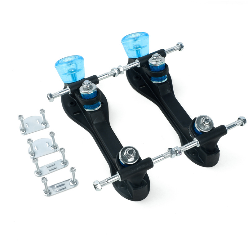 Picture of Double Row Roller Skate Car Adjustable Brake Head Base Roller Skate Accessories Four-wheel Skate Triangle Bracket