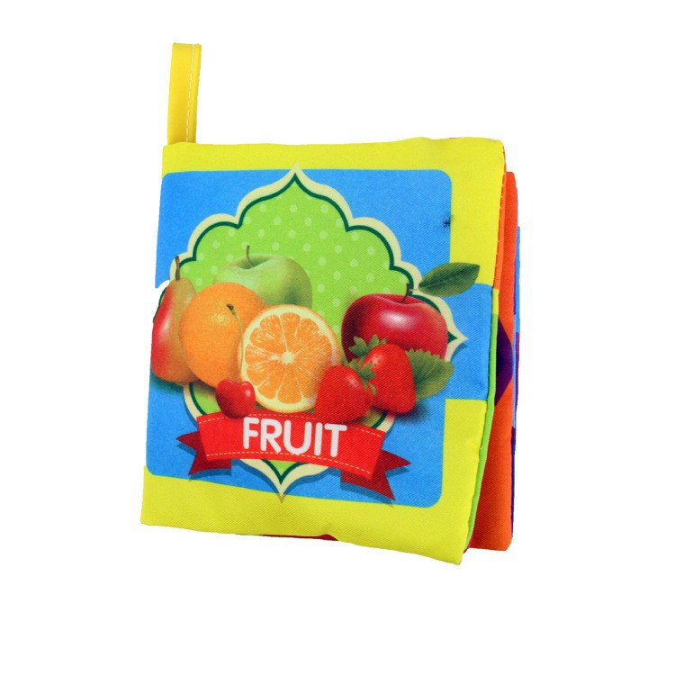 Picture of 34 cross-border newborn early education Enlightenment baby baby cloth book ringing paper BB whistle tear not to rot three-dimensional cloth book