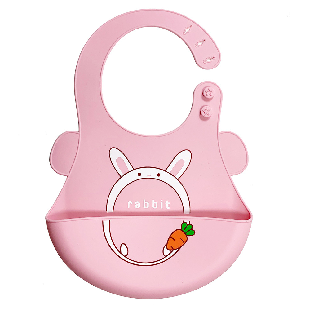 Picture of Baby Dining Bib Stereo Silicone Baby Waterproof Super Soft Food Food Bucket Children Children's Slippery Bucket Wash-Free Cross-Border