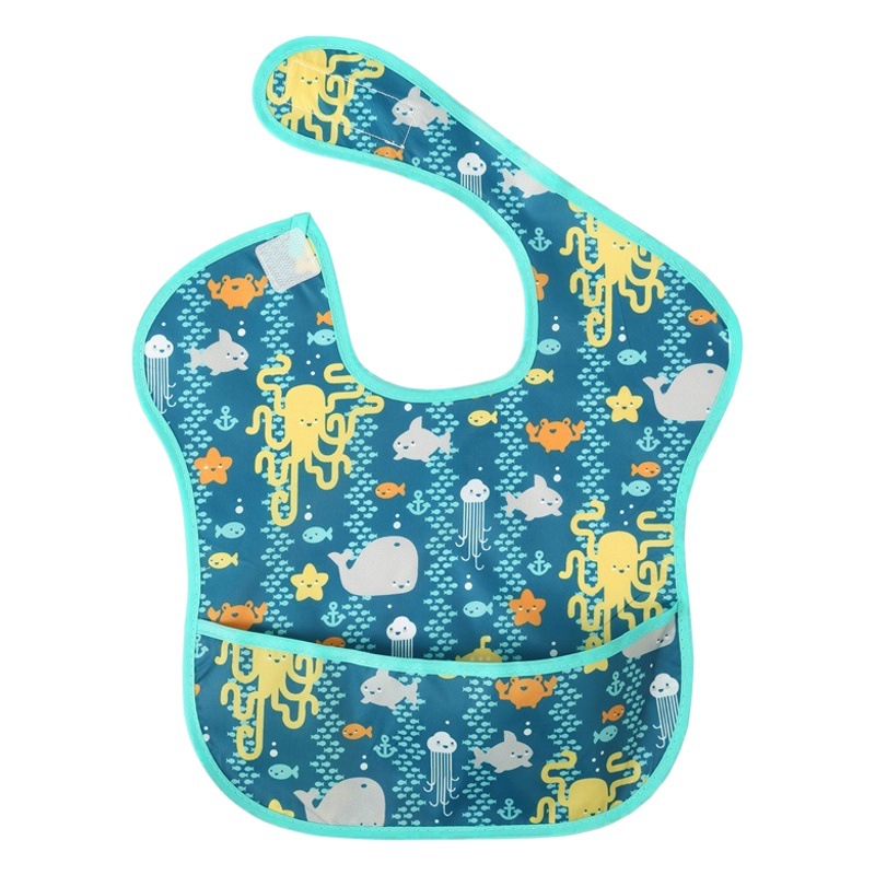 Amazon's Hottest Waterproof and Anti-Dirty Baby Saliva Napkin, Children's Eating Bib, Children's Saliva Pocket Wholesale Neck Protector