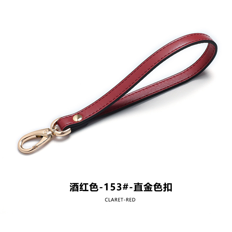 Picture of Women's Bag Accessories Single Buckle Wallet Lanyard Handbag with B- 45 Plain Cowhide Handbag with Bag Replacement Strap