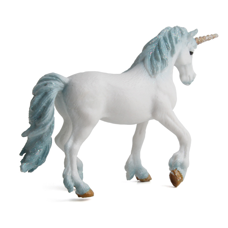 Picture of Unicorn Doll Toy Simulation Mini Animal Model Unicorn European Myths and Legends of Monasteries
