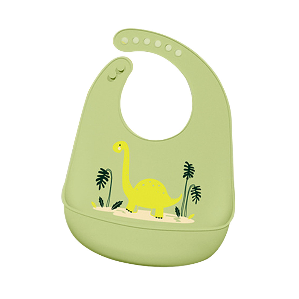 Picture of Baby Dining Bib Stereo Silicone Baby Waterproof Super Soft Food Food Bucket Children Children's Slippery Bucket Wash-Free Cross-Border