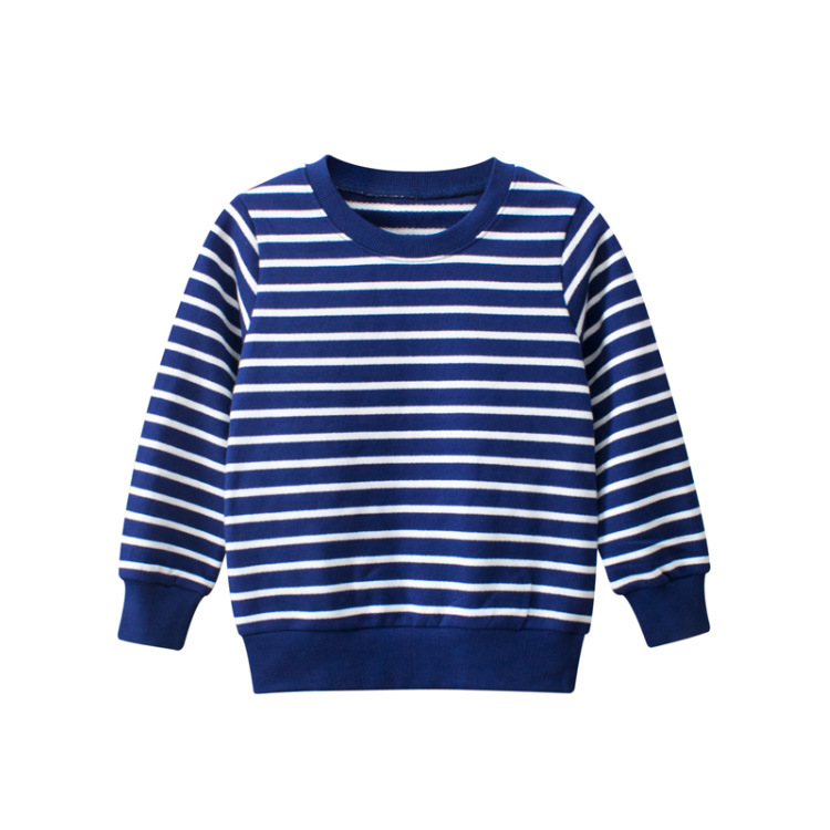 Picture of 27kids brand children's clothing wholesale 2024 autumn new children's sweater striped baby clothes one consignment