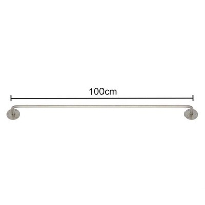 Picture of Stainless Steel Positive Hanging Display Rod Children's Clothing Store Display Rack Wall Hanging One-word Shelf Point Hanging Clothing Store Hanging Hangers