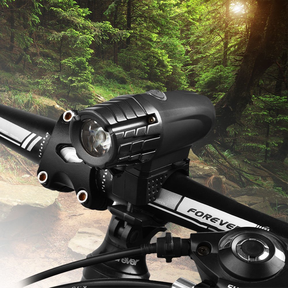 Picture of Bicycle light equipment USB charging warning light outdoor riding strong light headlight bicycle headlight