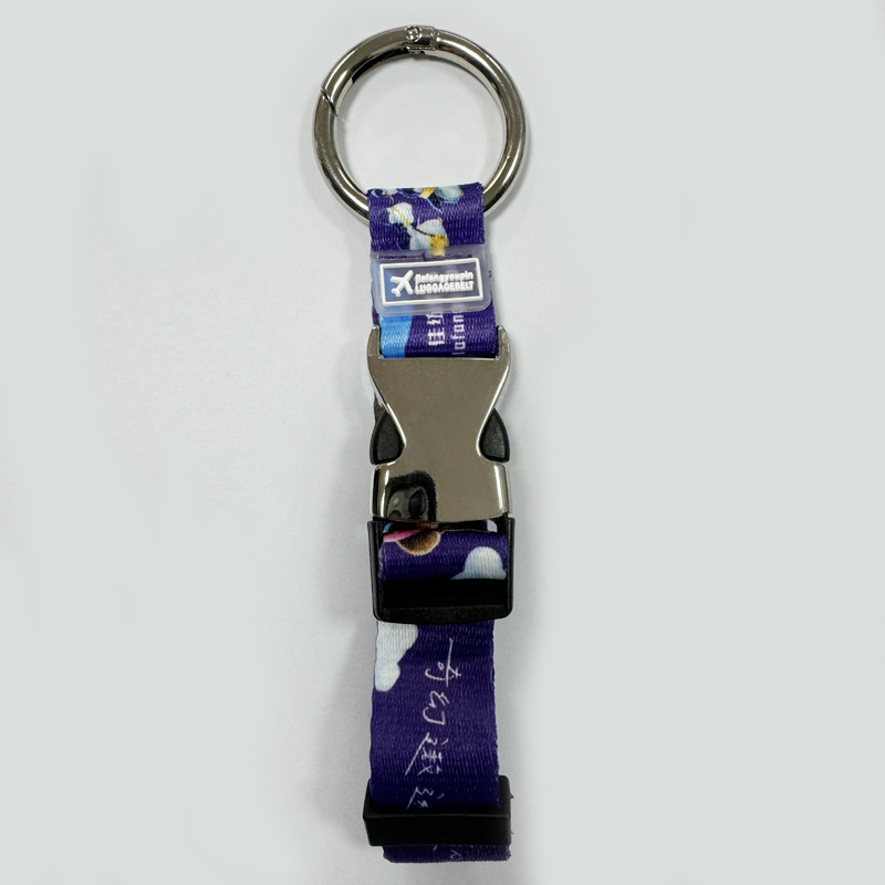 Picture of Luggage Buckle Safety Fixed Strap Backpack External Lanyard Packing Strap Suitcase Strap Metal Lanyard