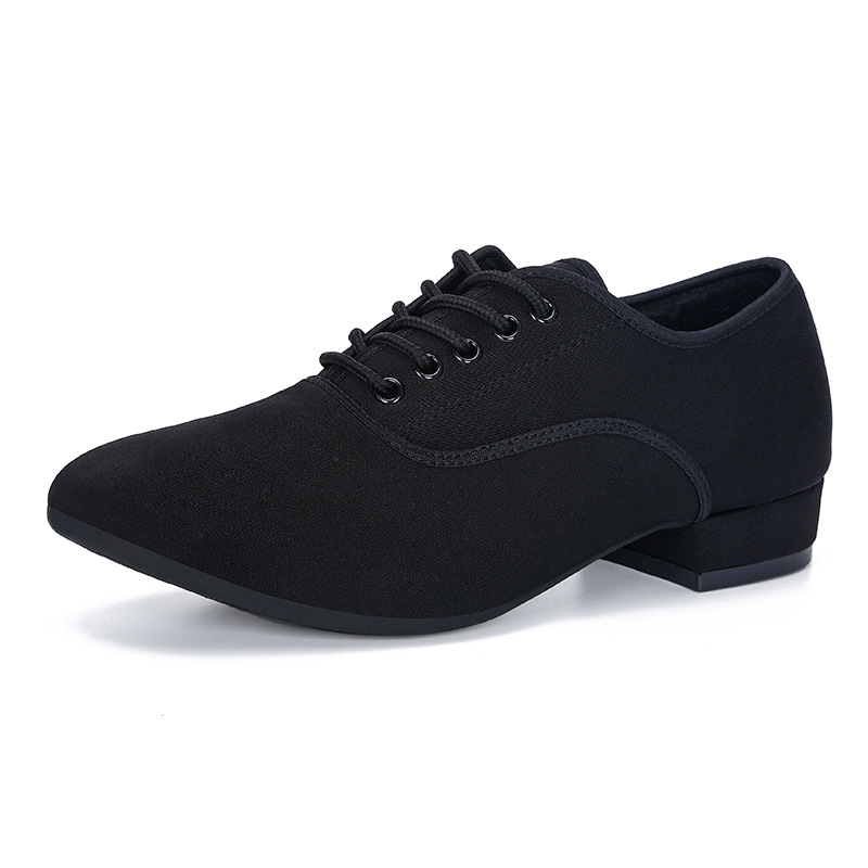 Picture of Oxford Cloth Latin Dance Shoes Men's Square Dance Shoes Adult Modern Dance Shoes Soft Bottom Social Dance Shoes Dance Shoes 2025