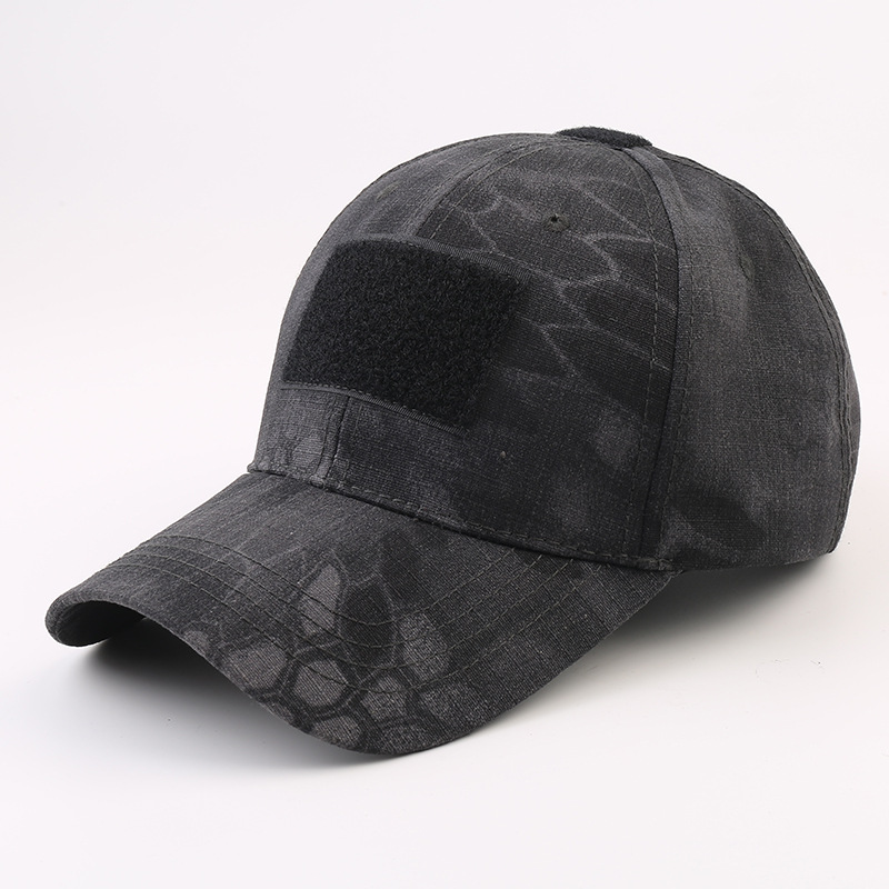 Picture of Military fans outdoor python pattern baseball cap men's tactical camouflage hat sports hook and loop cap a generation of wholesale