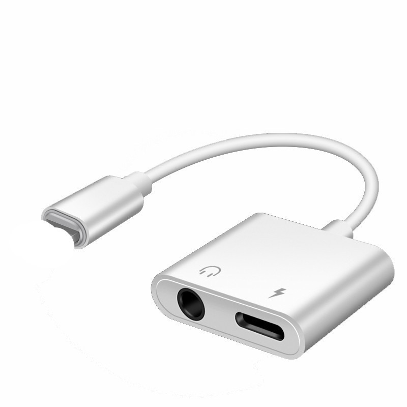 Picture of Apple two-in-one adapter headset charging dual-lightning adapter suitable for Apple iphone