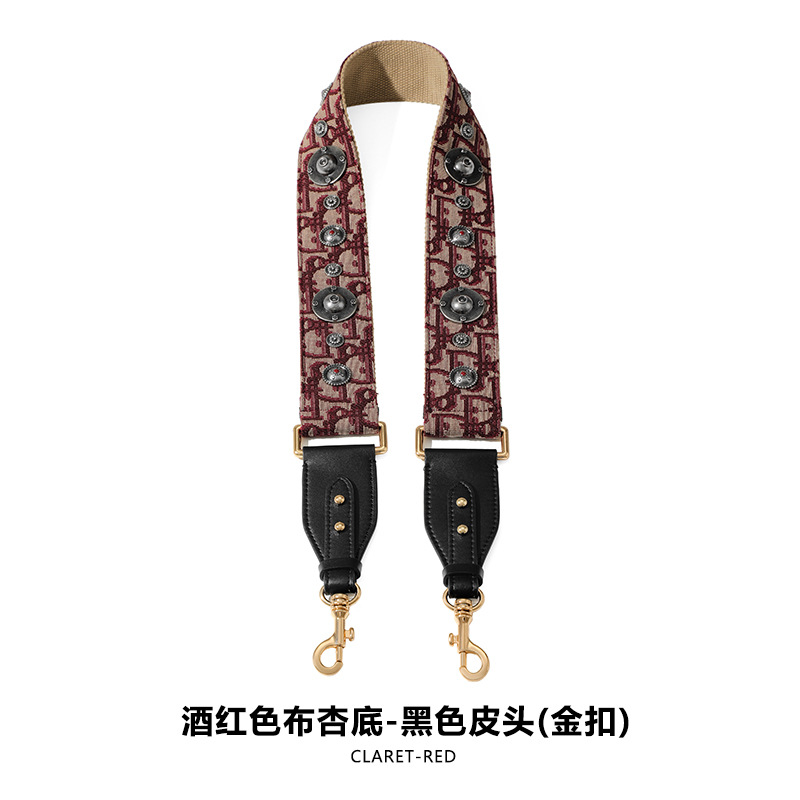 Picture of Mahuangshi MHS-F-66 Wide Bag with Canvas Shoulder Strap Shoulder Crossbody Cowhide Bag Accessories Bag Strap Comfortable D