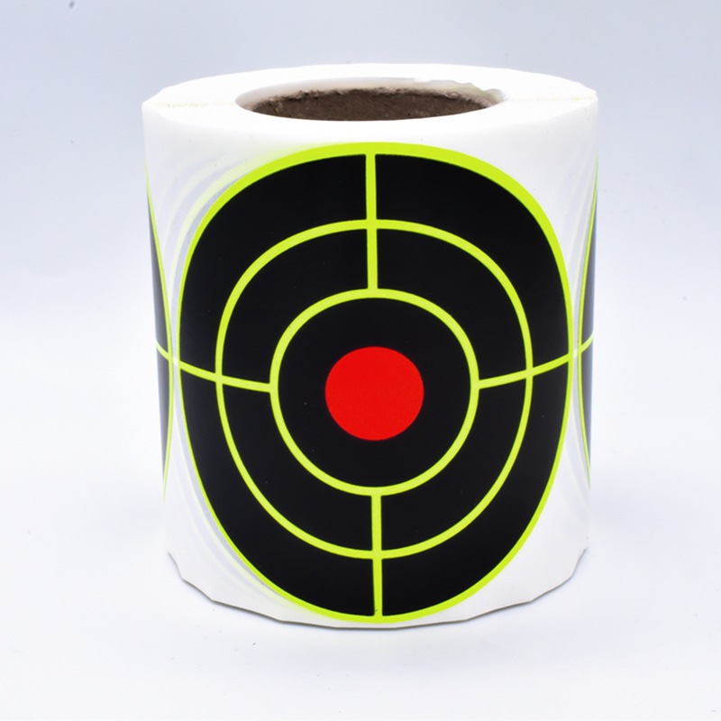 Picture of Ring-shaped arrow target paper self-adhesive shooting gun target paper practice round target sticker bow and arrow aiming splash target paper