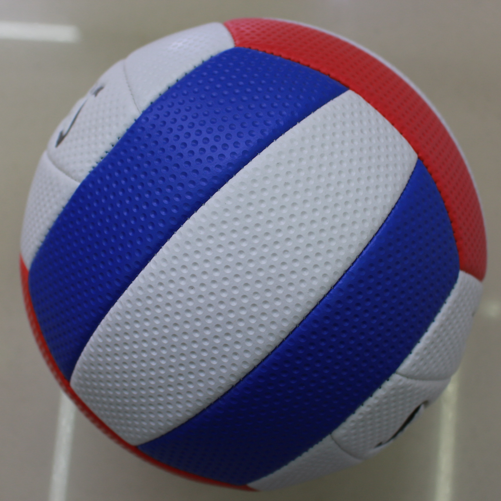 Picture of No.5 golf face red, blue and white senior high school entrance examination standard competition soft volleyball can come to sample logo can be sent on behalf