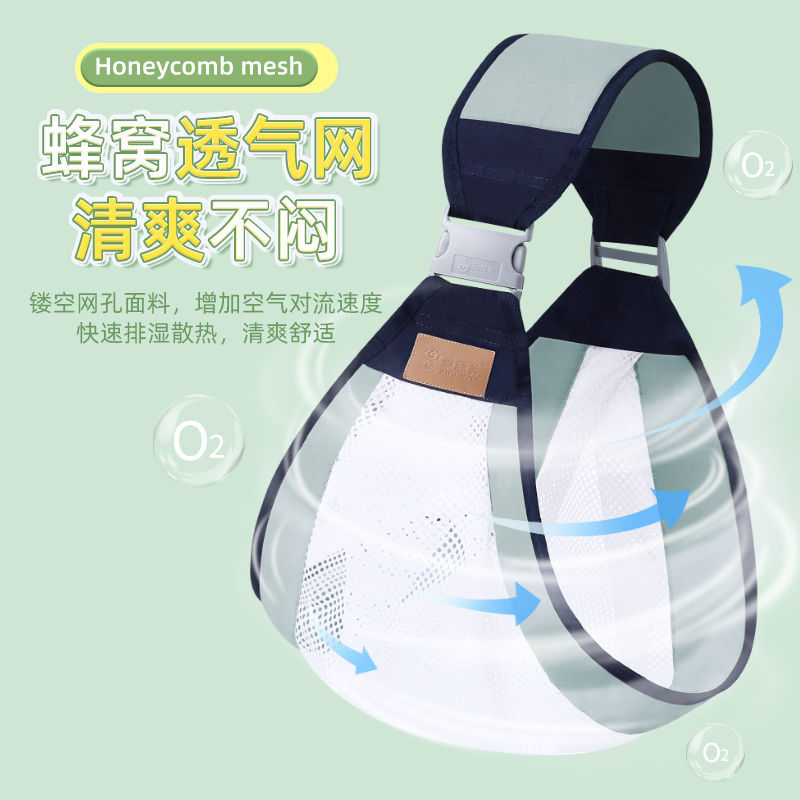 Picture of Summer Baby Holding Artifact Baby Strap Front Holding Baby Newborn Children Waist Stool Outgoing Lightweight Multi-function Back Towel