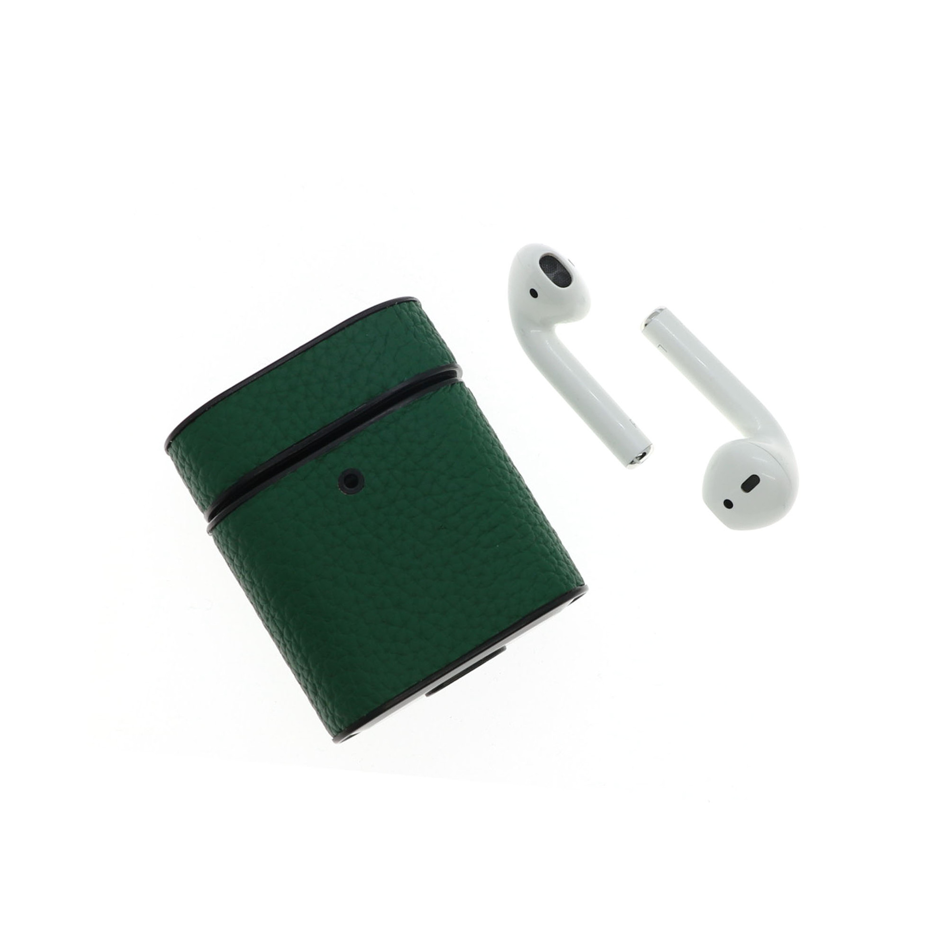 Picture of Suitable for Airpods 1/2/Pro Leather Case Genuine Leather Litchi Pattern Apple Wireless Bluetooth Headset Protective Case/Case