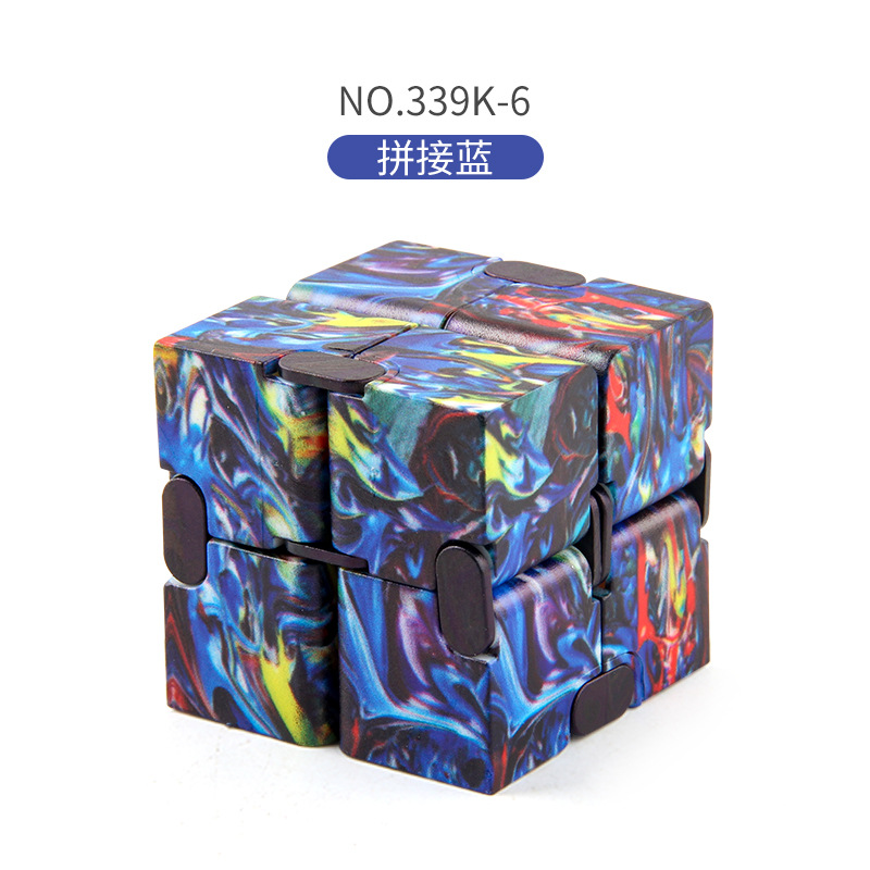 Picture of Source manufacturers infinite Rubik's Cube uv printing infinite folding decompression Rubik's Cube new strange fingertip toy second-order Rubik's Cube